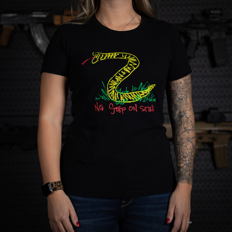 Ladies No Step on Snek T-Shirt - Image 3