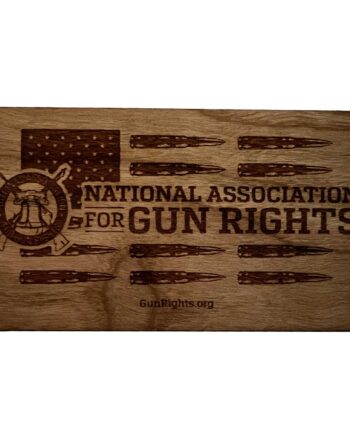 NAGR Bullet Flag Wood Magnet